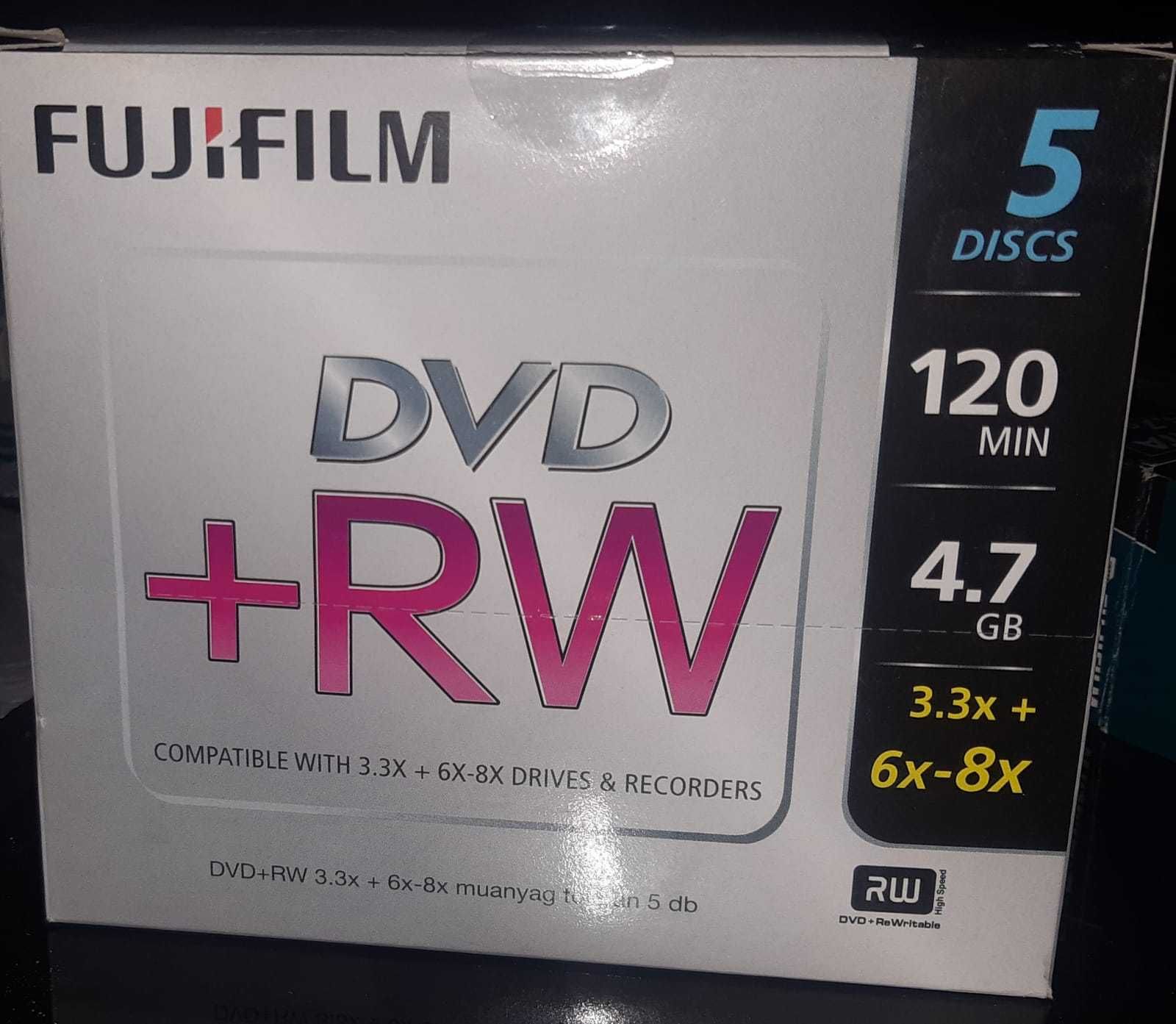 FUJIFILM DVD + RW, висококачествен запис, съхранение над 50 год