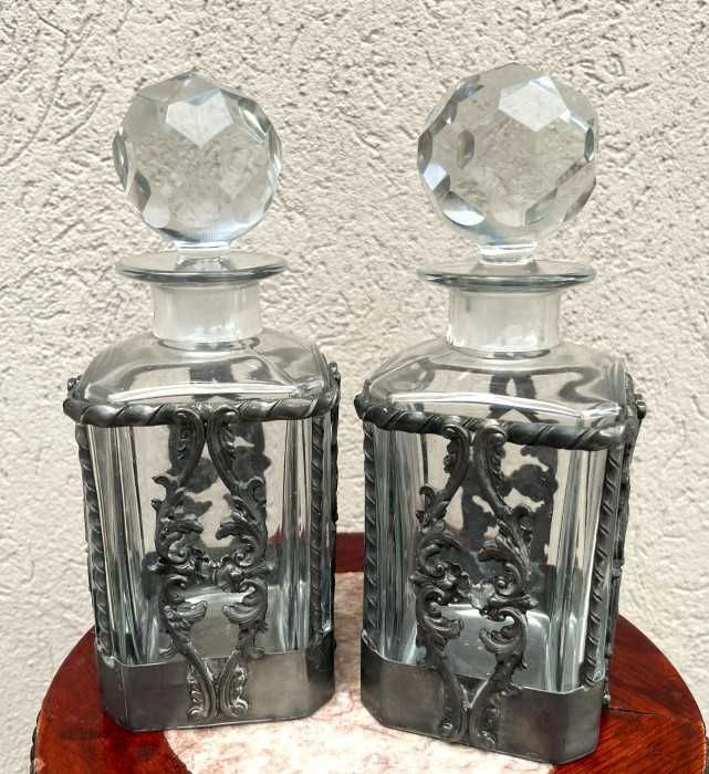 Deosebite sticle decantoare pt cognac whisky-cristal-Italia