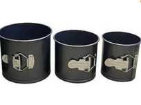 Set 3 tavi copt pentru tort, rotunde, baza detasabila