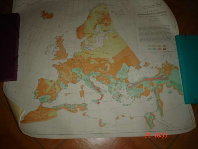 Harti didactice geografie geologie hidrologie seismica, tub transport