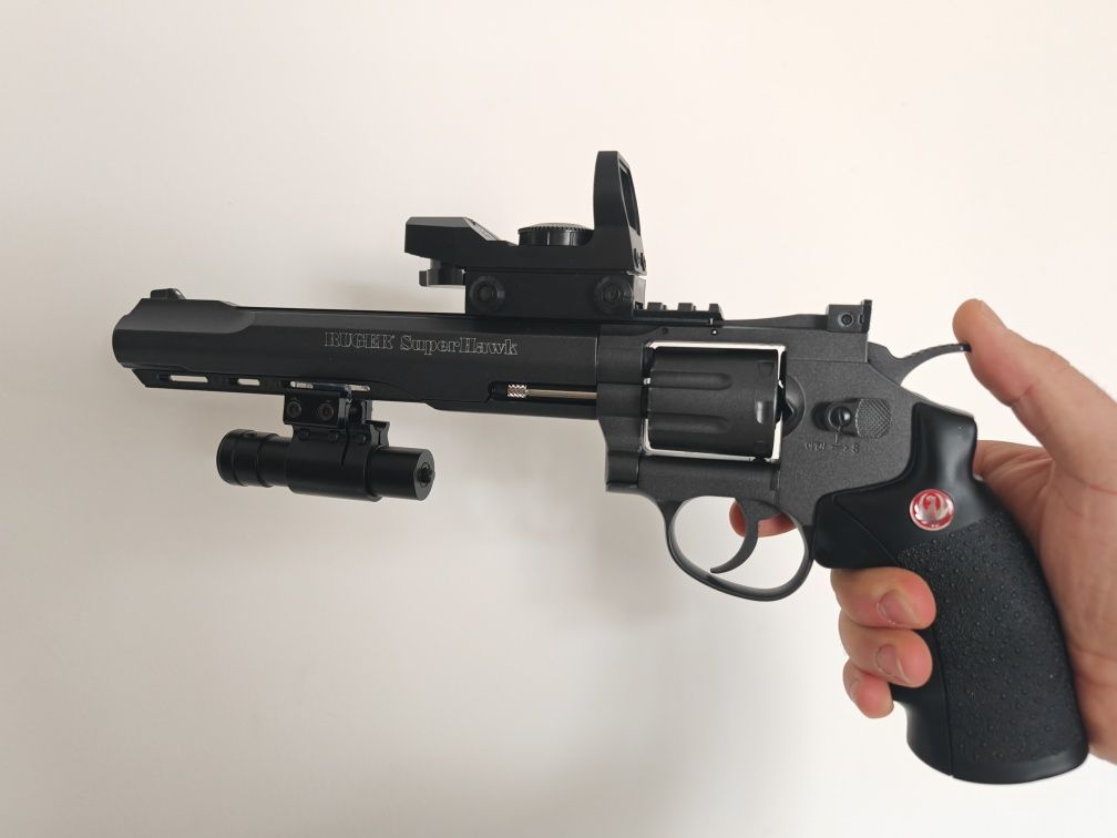 Ruger SuperHawk 6” airsoft replica revolver