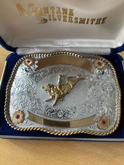 Посребрена катарама “Montana Silversmits“ Western