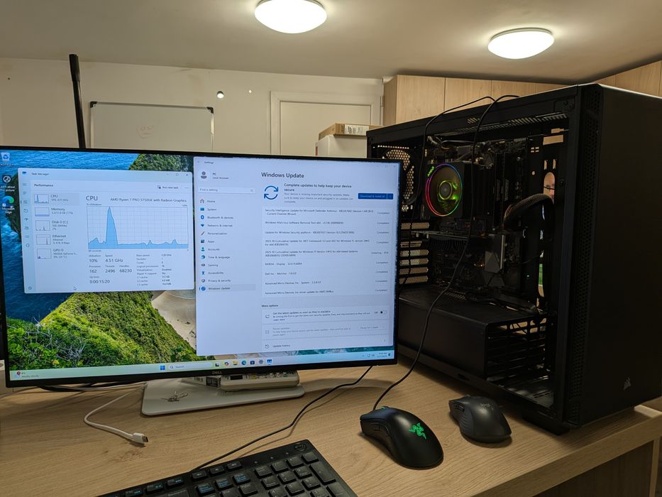 Desktop pc Calculator Amd Ryzen 7 PRO 5750GE, 32 gb ram, GT 1030
