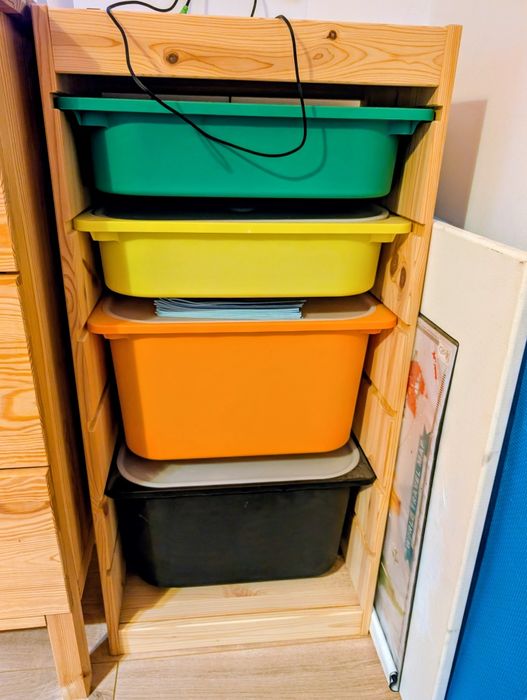 Ansamblu depozitare plus cutii Trofast Ikea