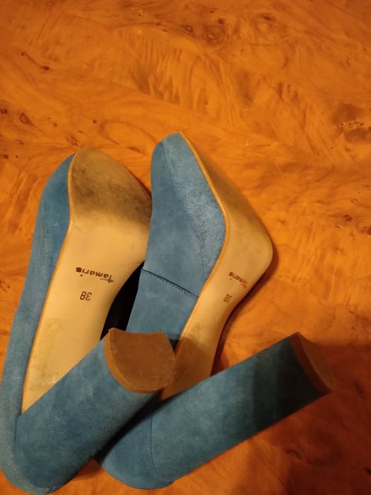 Pantofi Tamaris din piele întoarsă