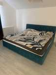 Pat tapitat Mobexpert 200x200, ca nou, saltea Ortopedica -Best Sleep