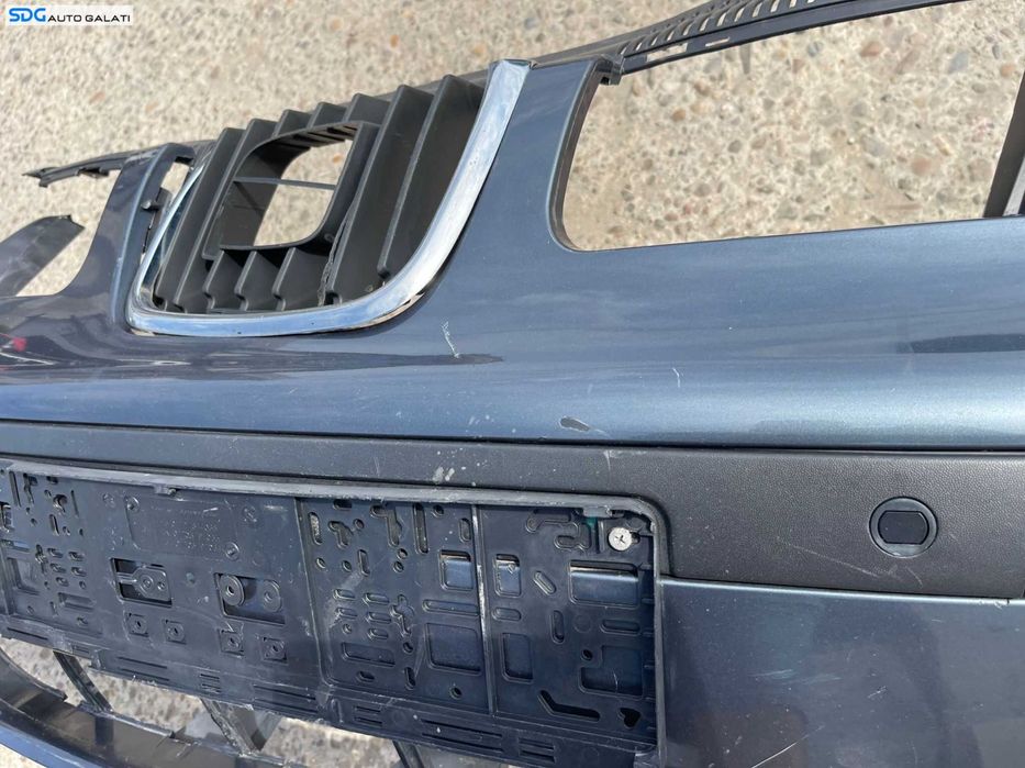 Bandou Grila Ornament Plastic Central cu Locas Senzor Parcare de pe Bara Spoiler Fata Seat Alhambra 2001 - 2010 Cod 7M3941700C [B3197]