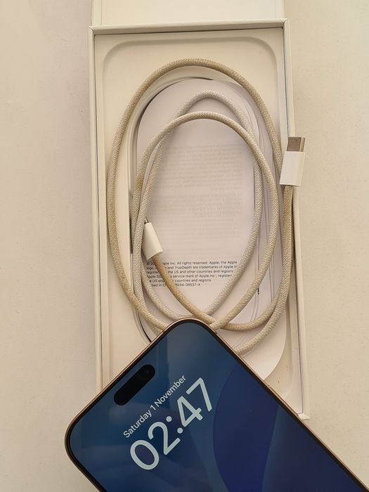 Iphone 16 pro max 256gb 100% neverlocked desert impecabil