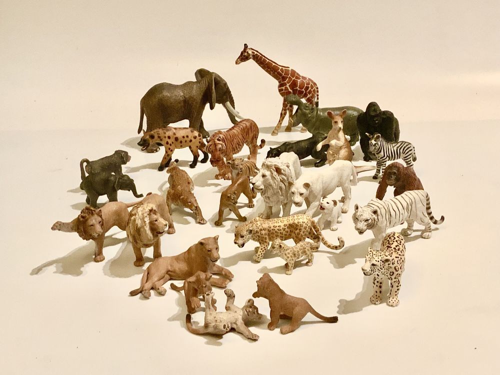 colectie  figurine Schleich / Papo animale salbatice raritati