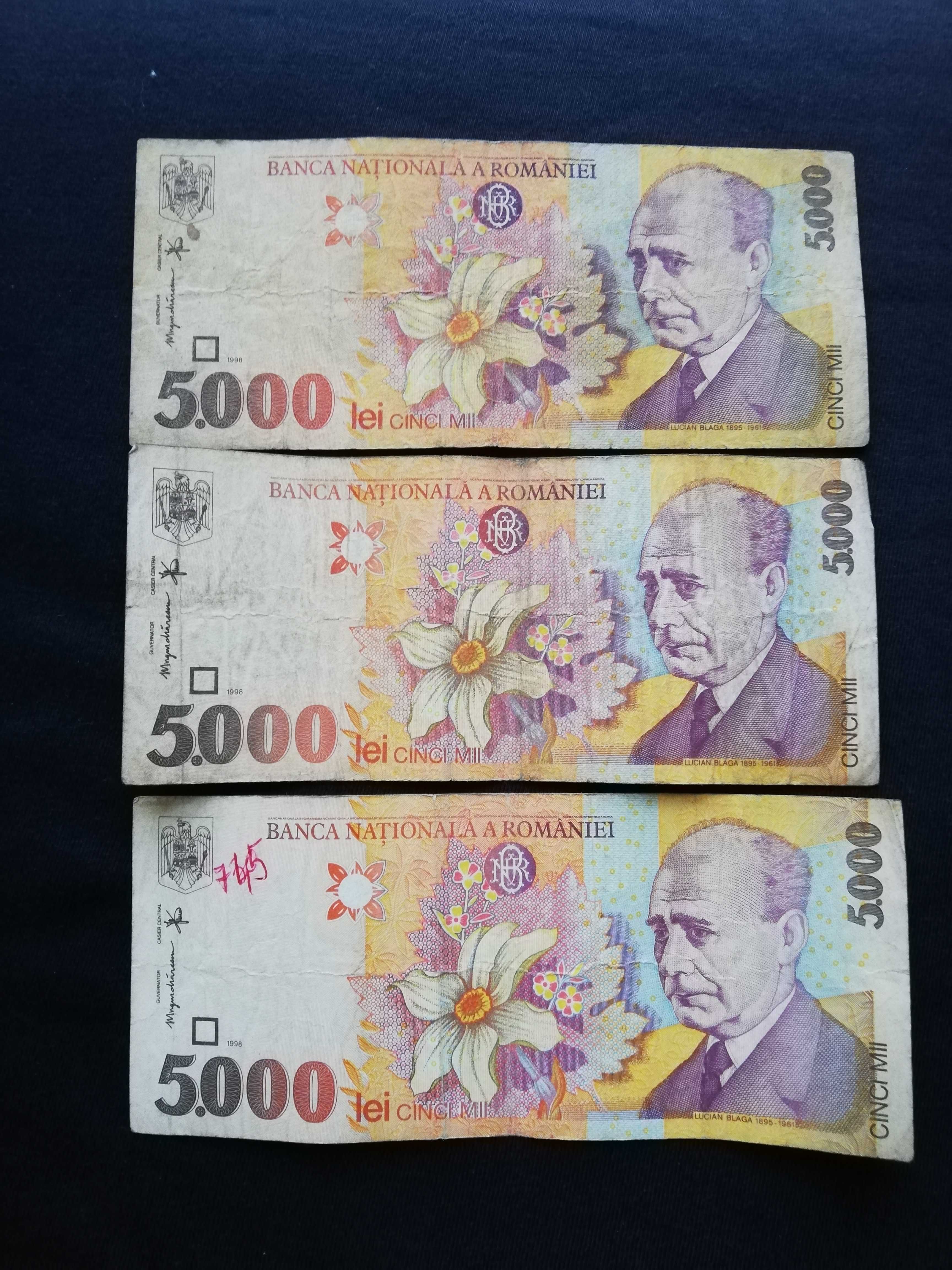 Bancnote vechi 5000 lei