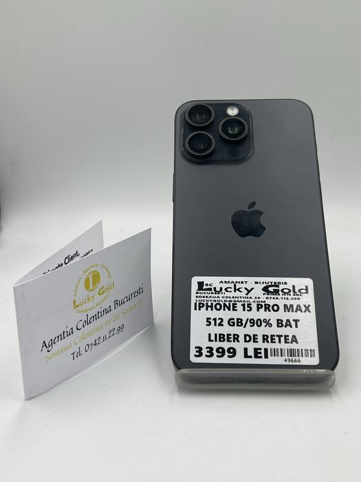 Iphone 15 pro max 512gb/90%baterie #49666