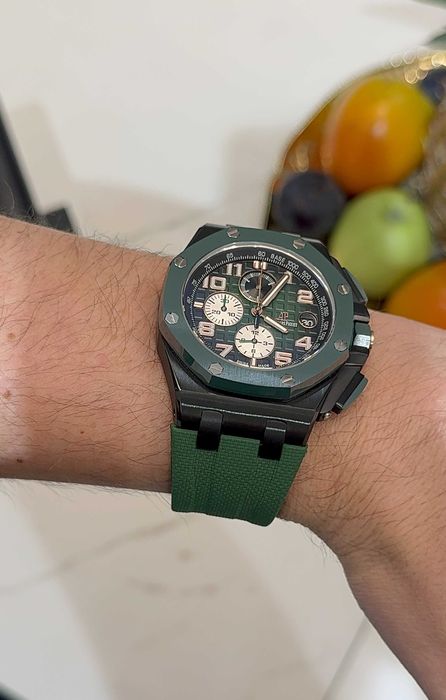 Audemars Piguet Offshore черно/зелено