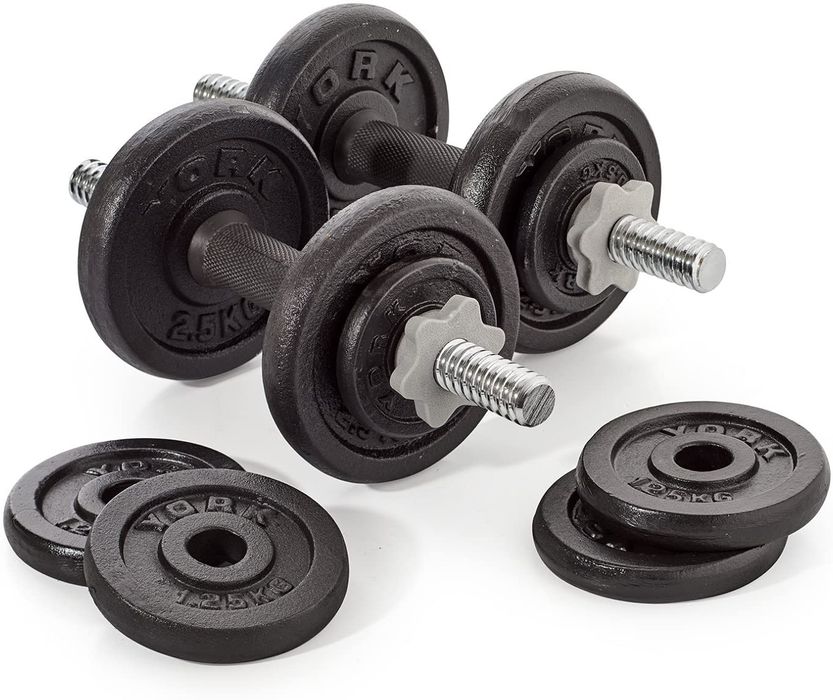 Set Banca, Zoco Body Fit®si Set gantere SL-002, greutate 30 kg, Otel
