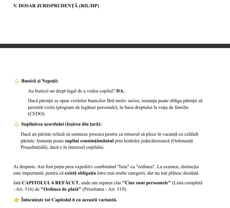 Admitere INM/Barou/Notariat caiet notițe