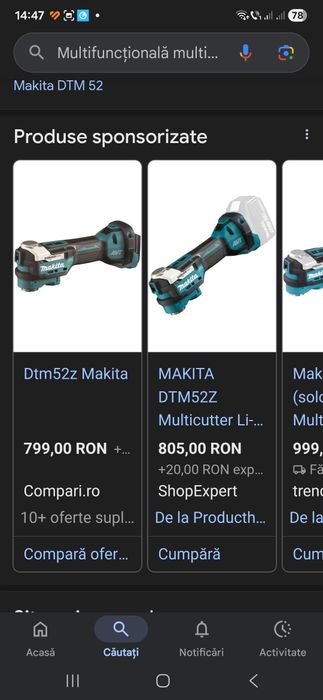 Multifuncțională multicuter Makita DTM 52