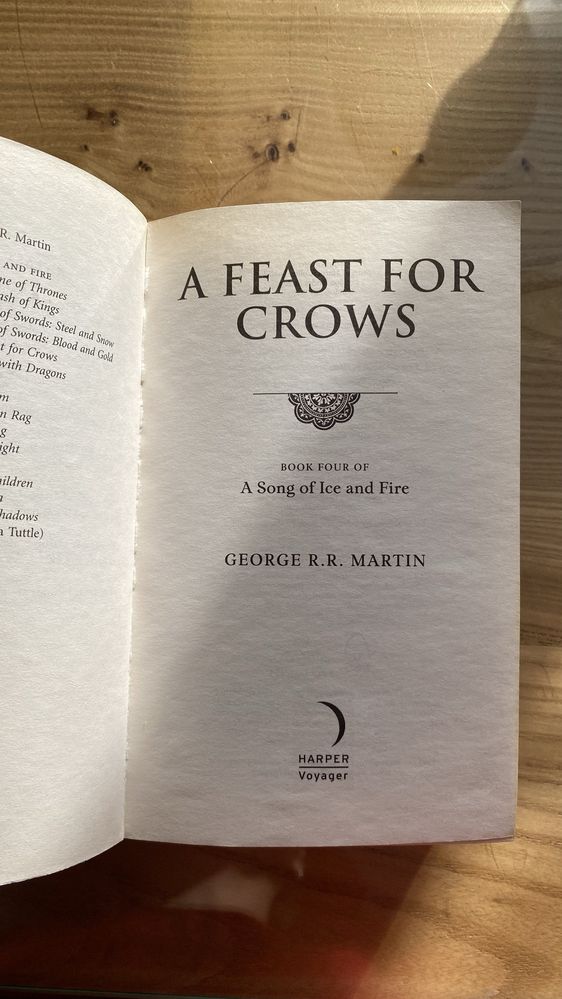 George R.R. Martin  A feast for crows