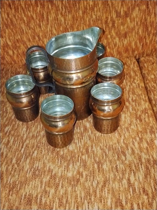 Комплект медни съдове