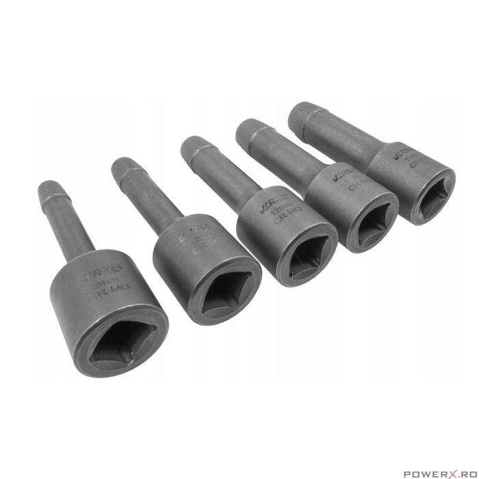 Trusa extractoare pentru suruburi 1/2", 8-16mm 5 piese, Verke