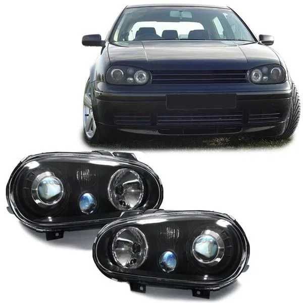 Faruri sport cu Lupa pentru VW Golf 4 model R32-Look