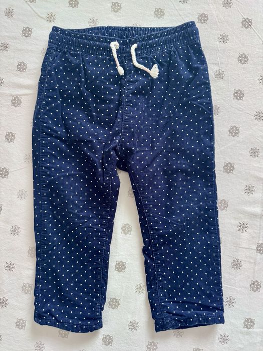 Pantaloni dublati HM, fetita, 86