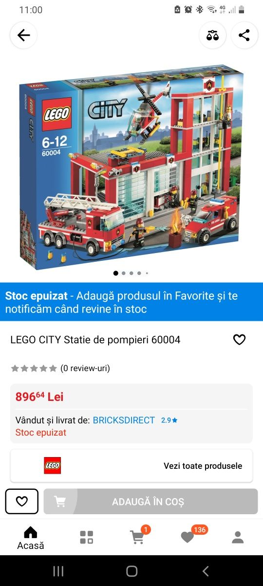 Lega 60004 Stația de pompieri cu cutie