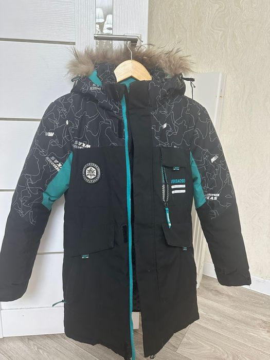 Зимняя куртка для мальчика 10-12 лет