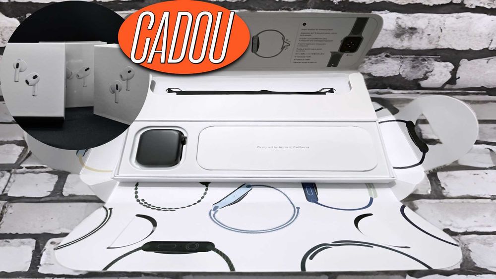 SIGILAT GALERIE Apple watch 9 45mm Cellular Black GALERIE NOU + CASTI