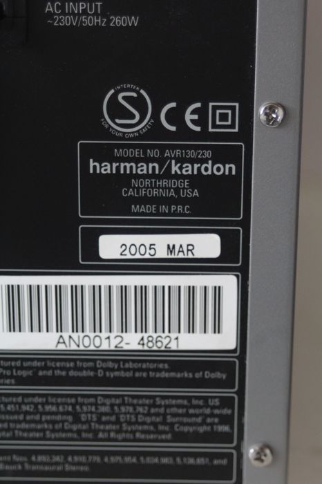 Ресивър усилвател Harman Kardon avr 130