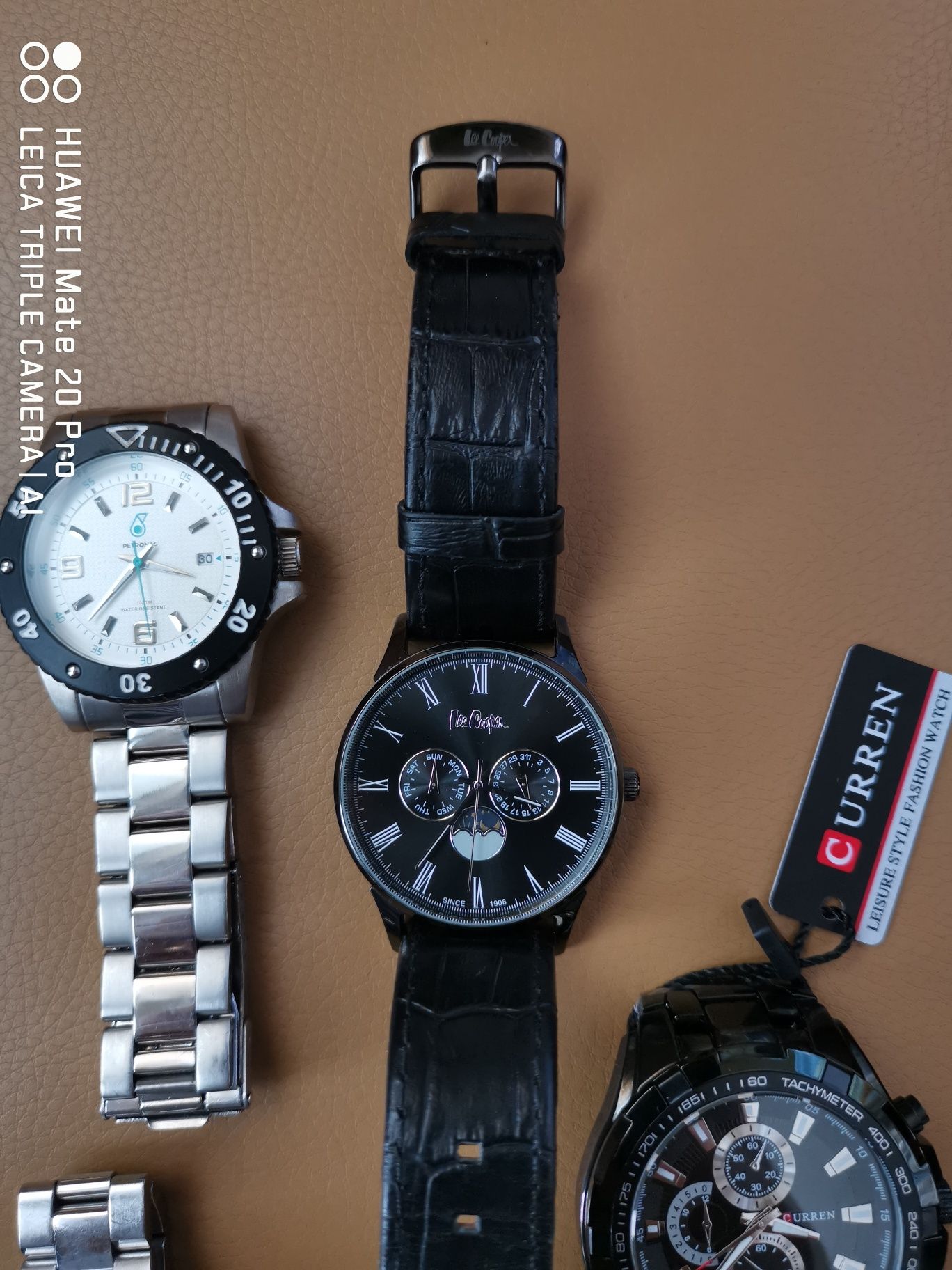 Лот часовници Seiko /Le Cooper /Petronas/Curren