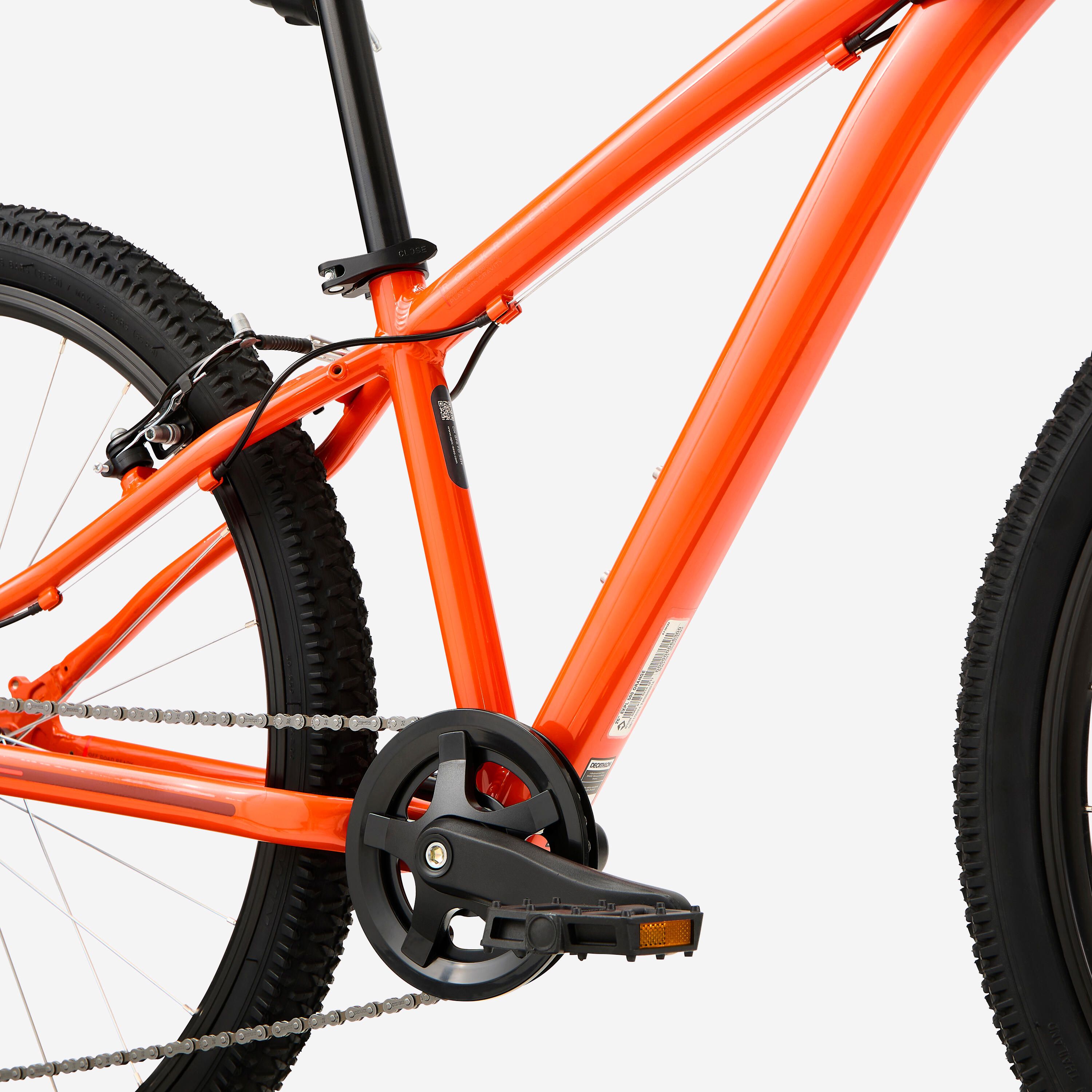 Mtb 26" 9-12 ani, Expl 500 Oranj - produs resigilat (nou) Decathlon