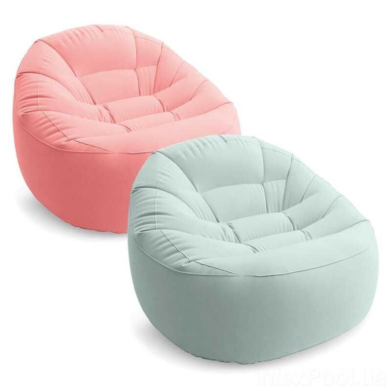 Надувное кресло розовое 68590 распродажа