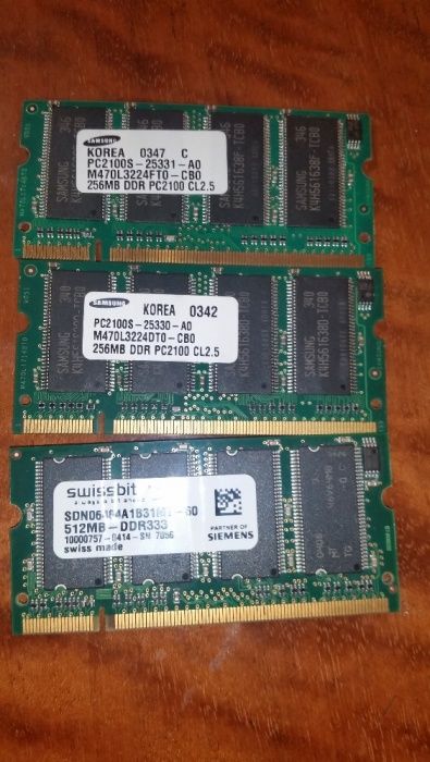 Продам Озу   память DDR1 для ноутбука