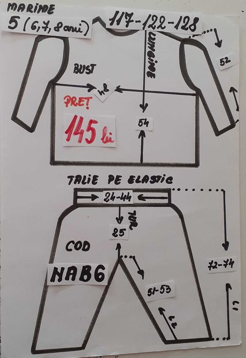 Costum popular pentru copii