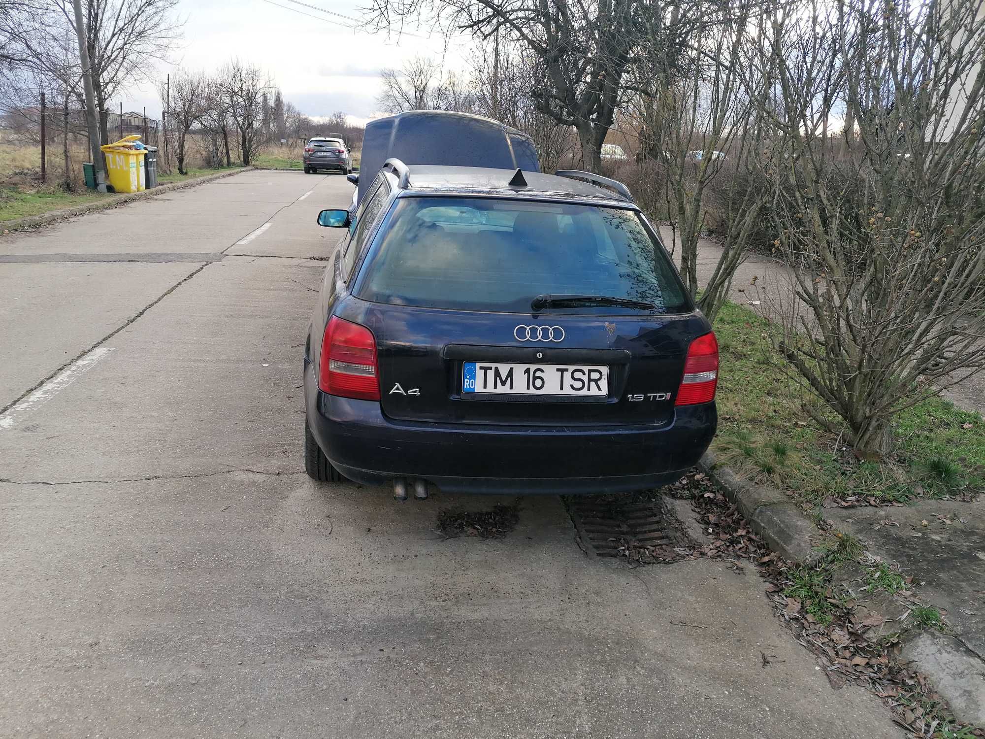 Audi A4 break, 1,9 tdi, 115 cp, an 2001 inmatriculat