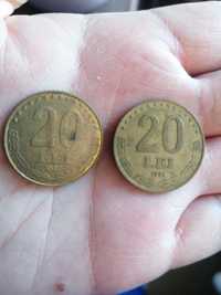Monezi de colecție 20 lei Ștefan cel Mare 1991/1995