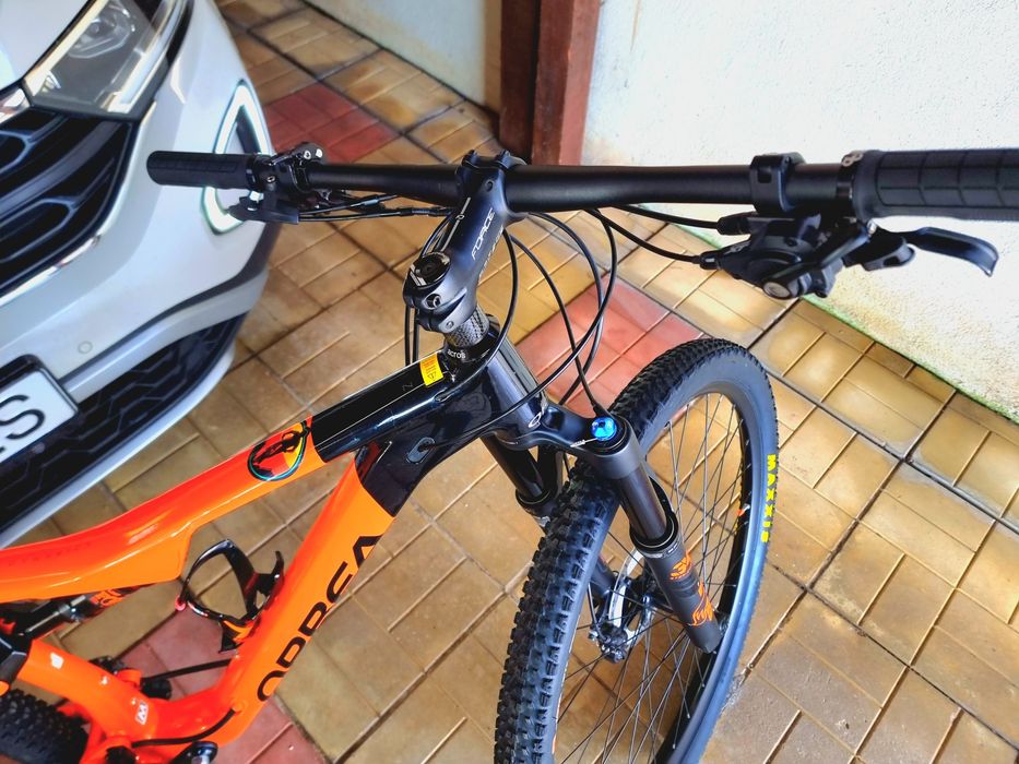 Full suspension Orbea OIZ H2O 29" FOX Float Orange Black