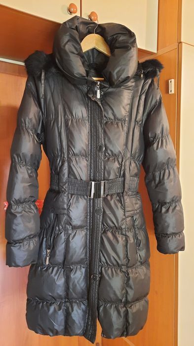 Дамско дълго зимно яке