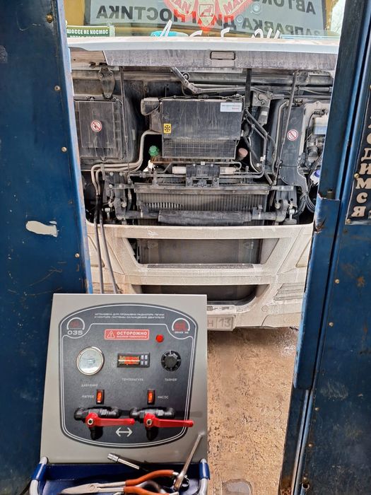 Замена промывка радиатора печки