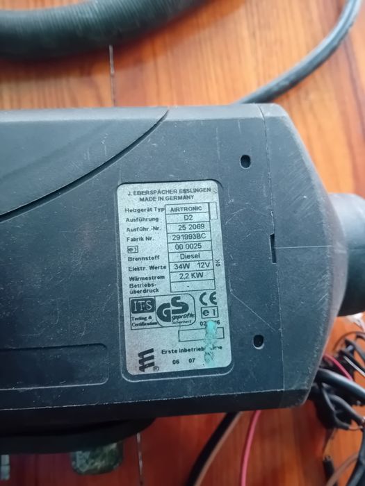 Суха печка Eberspaher D2 12волта