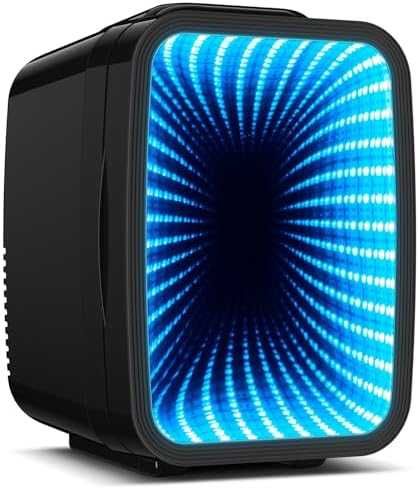 Нов Мини хладилник 4L AC/DC за кола, офис и козметика охлажда/затопля