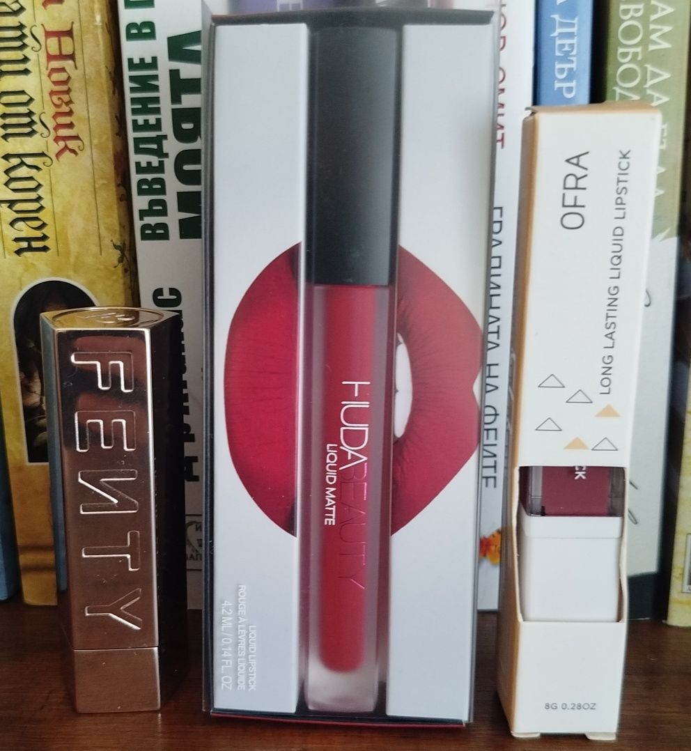 Червила нови, Ofra, Huda, Fenty