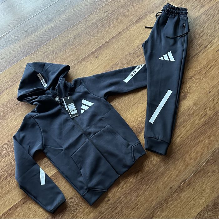 Детски,памучен,тъмно син екип Adidas