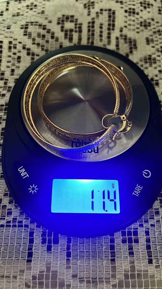 Cercei 14 k versace 240 lei per gram