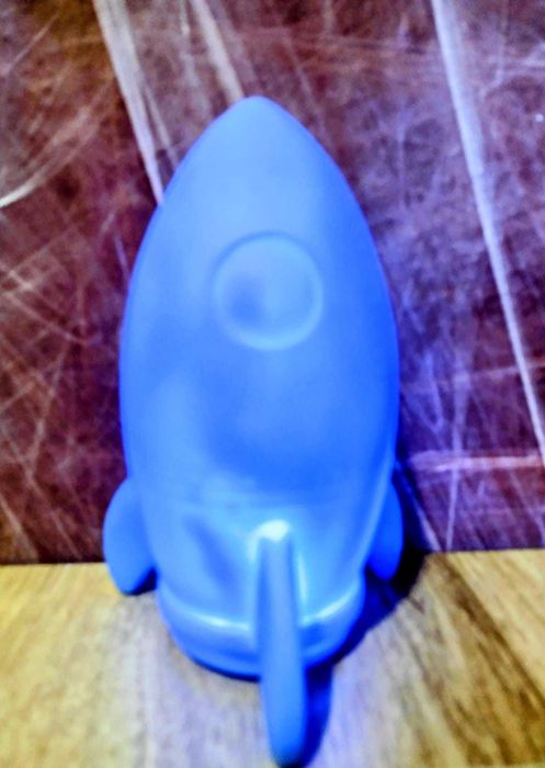 3D Нощна лампа Ракета