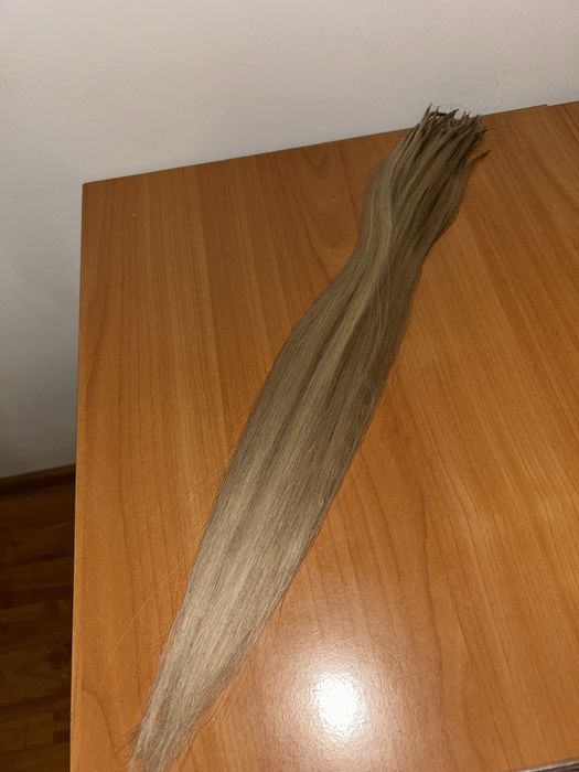 Extensii păr natural – Nano Ring, blond nisipiu