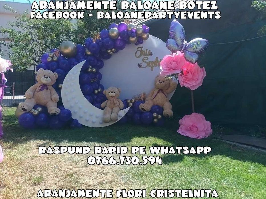 ARANJAMENTE BALOANE BOTEZ Arcada baloane Aranjamente cristelnita