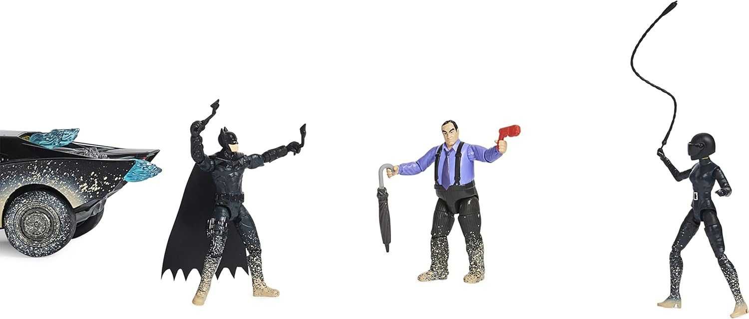 BATMAN Батмобил звукови и светелинни ефекти и 3 фигури Батман