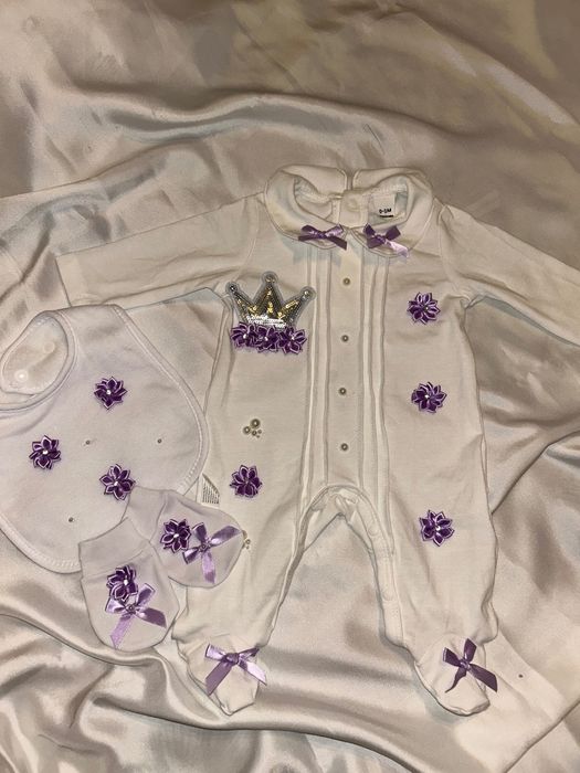 Новородени дрехи със надпис по избор ако желаете пишете на лс