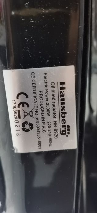 Calorifer electric 2500W