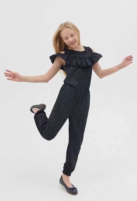 Комбинезон блестящий на девочку